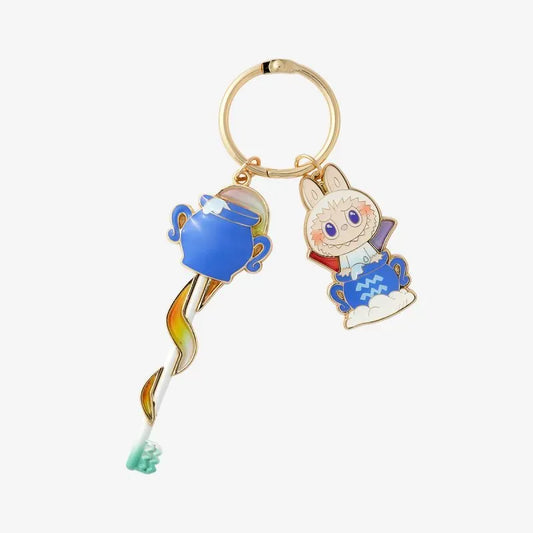 Labubu Aquarius Constellation Series Pendant Keychain