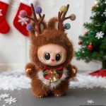 Cross Border Labubu Plush Doll Popula Brown