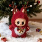 Cross Border Labubu Plush Doll Popula Red