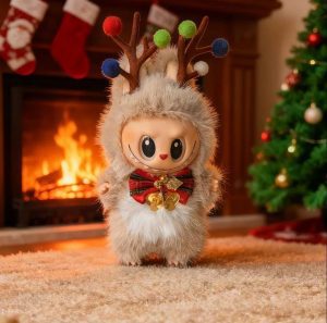 Cross Border Labubu Plush Doll Popula White Mix